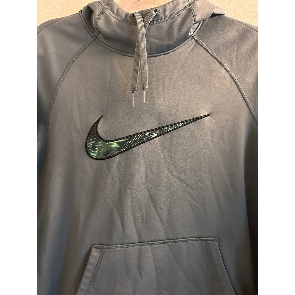 Nike Hoodie Dri-Fit Training Pullover Womens S Green Fleece 847814-392 - Picture 2 of 8